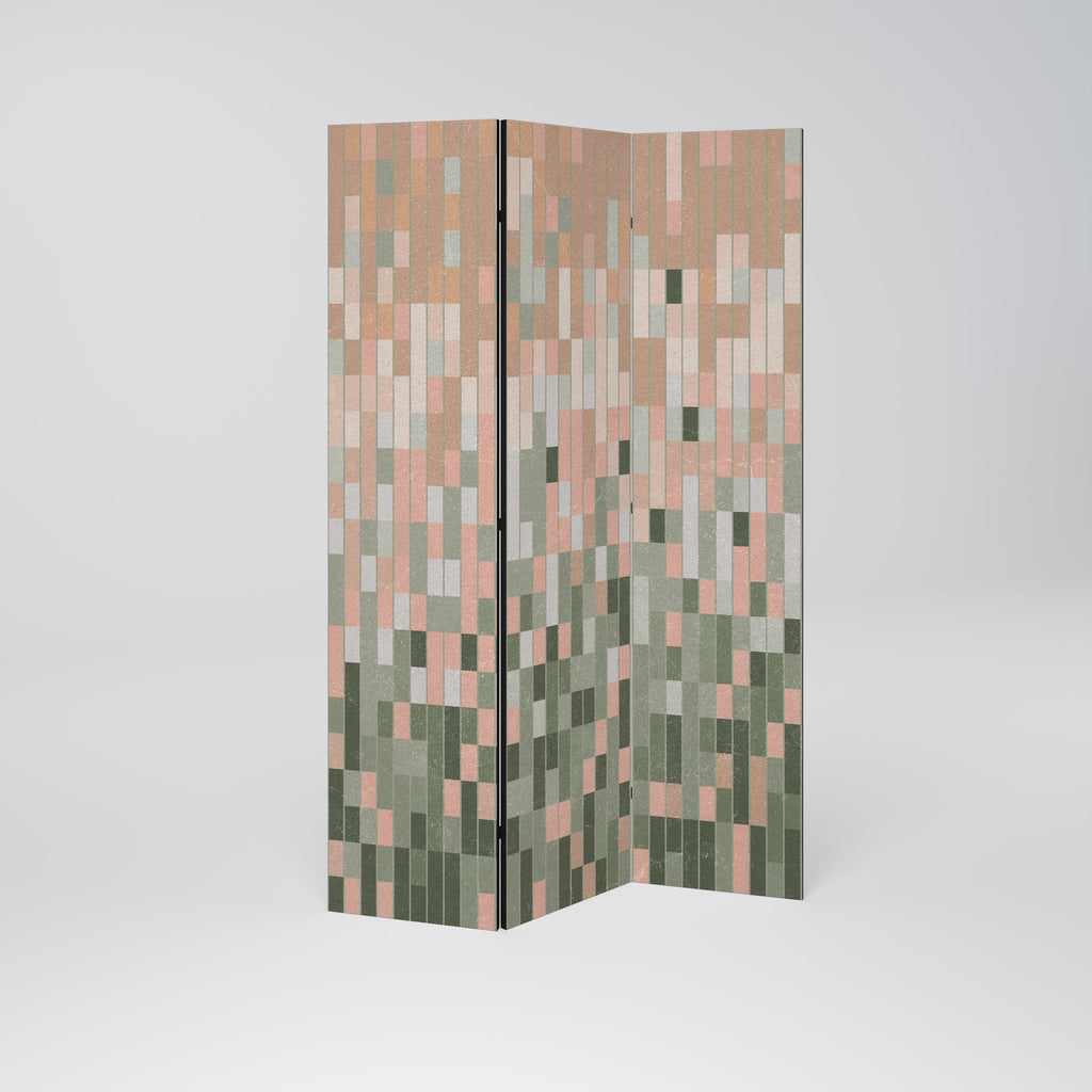 BUILDING THE FUTURE Decorative 3-Panel Room Divider