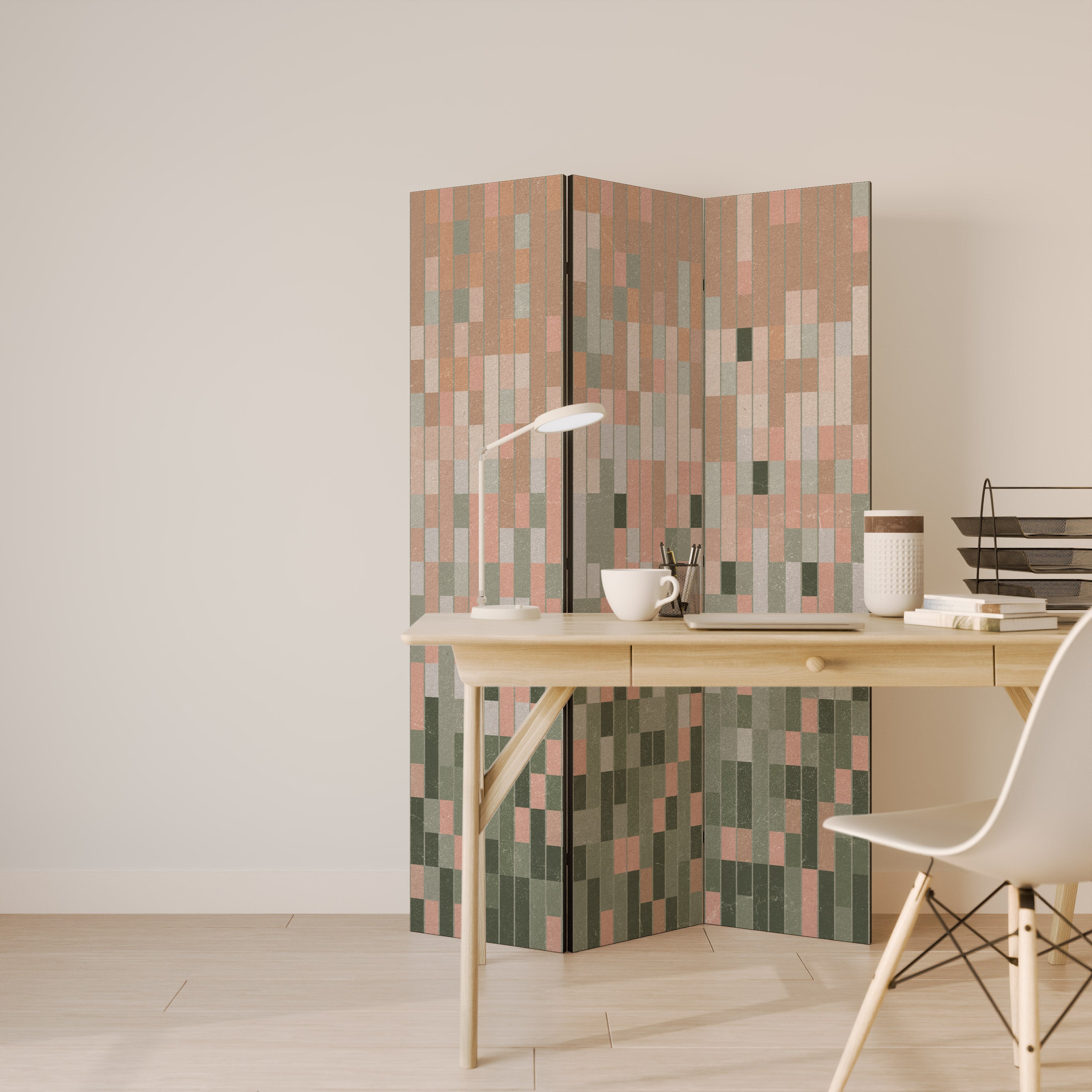 BUILDING THE FUTURE 3-Panel Room Divider