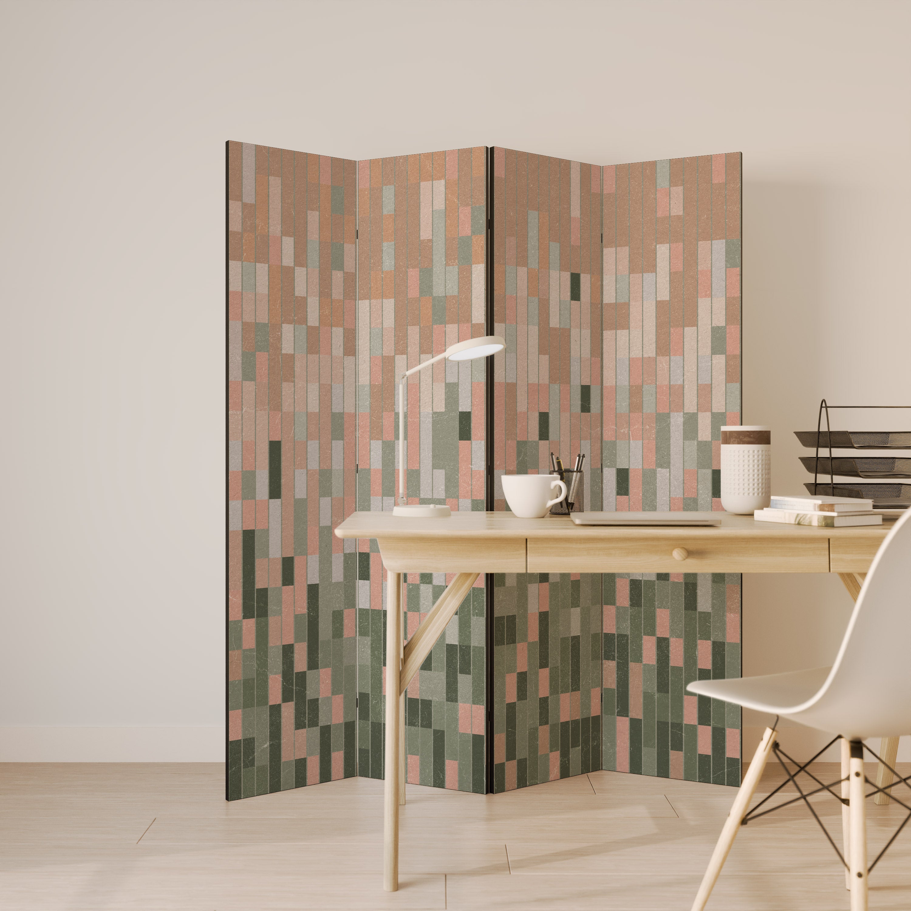 BUILDING THE FUTURE 4-Panel Room Divider