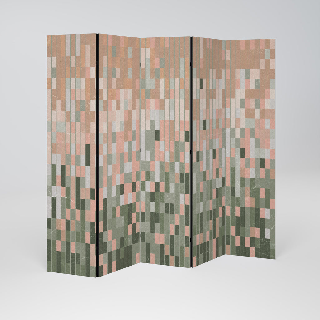 BUILDING THE FUTURE 5-Panel Room Divider