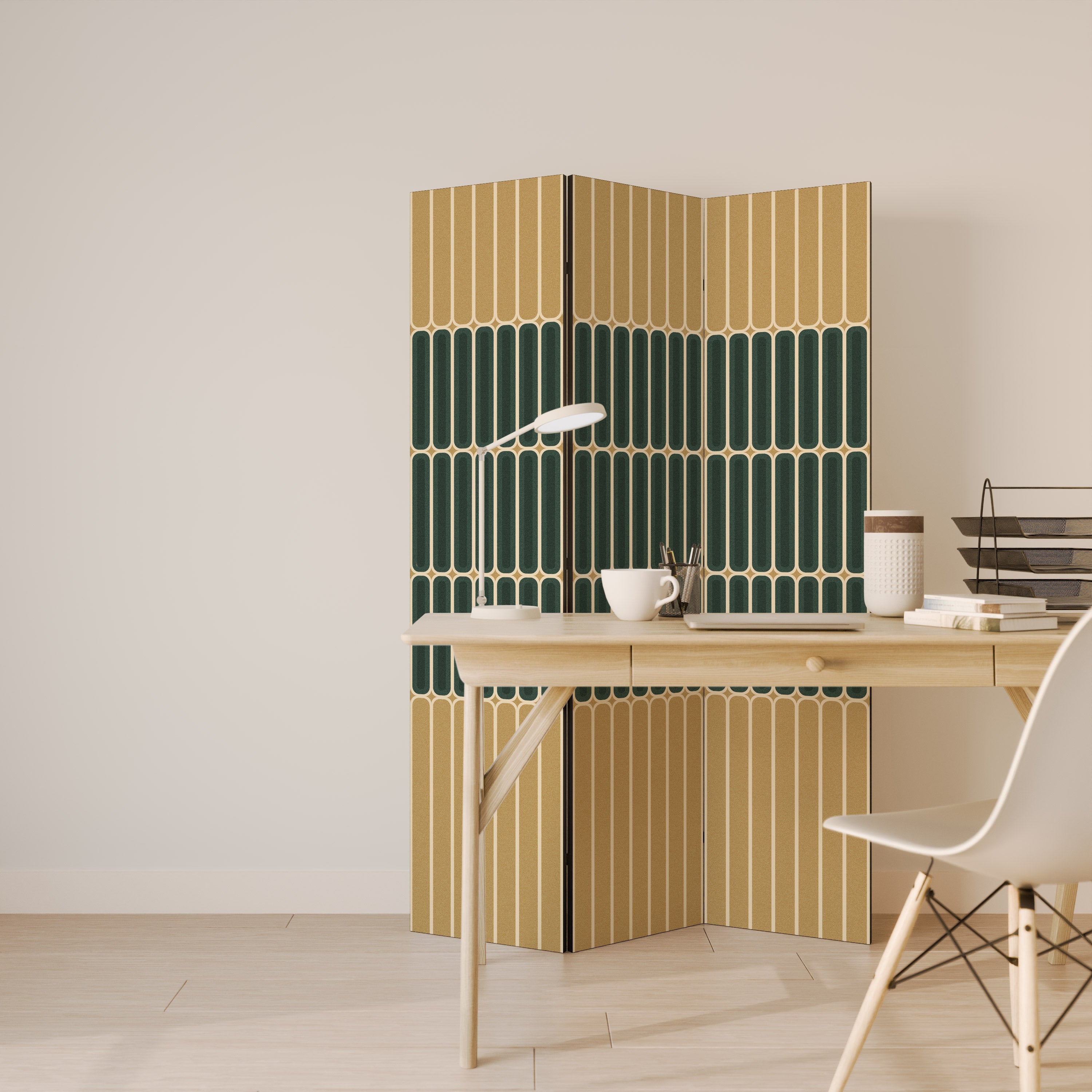 ILUSION GATE Decorative 3-Panel Room Divider