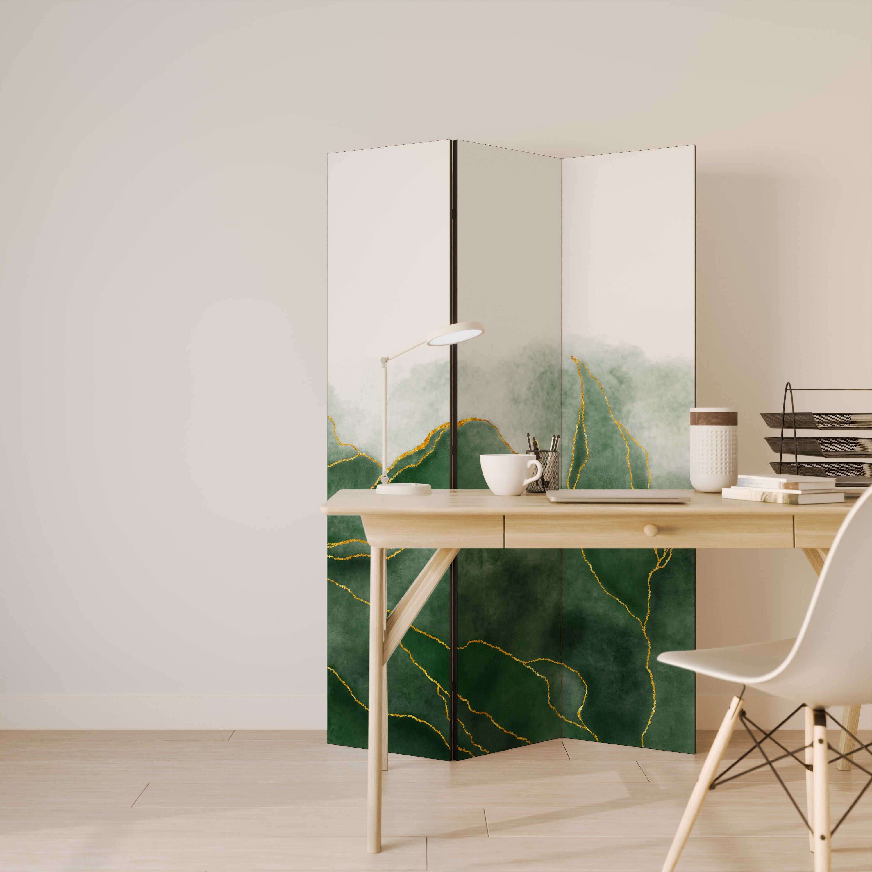 EXPENSIVE NATURE 3-Panel Room Divider