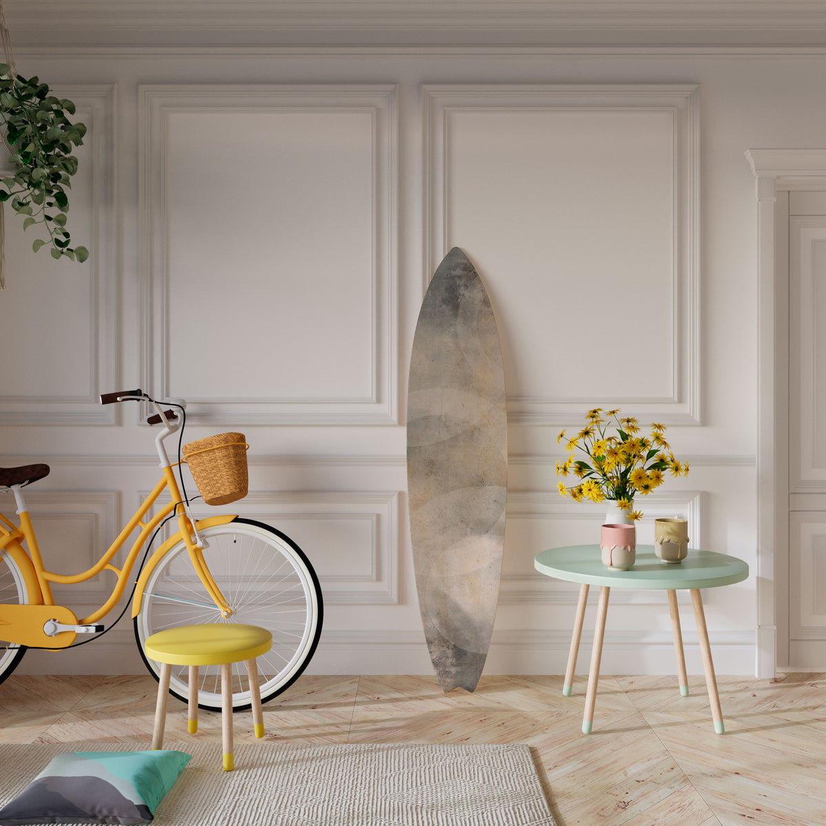 MUTED ARC Surfboard Decorative Panel