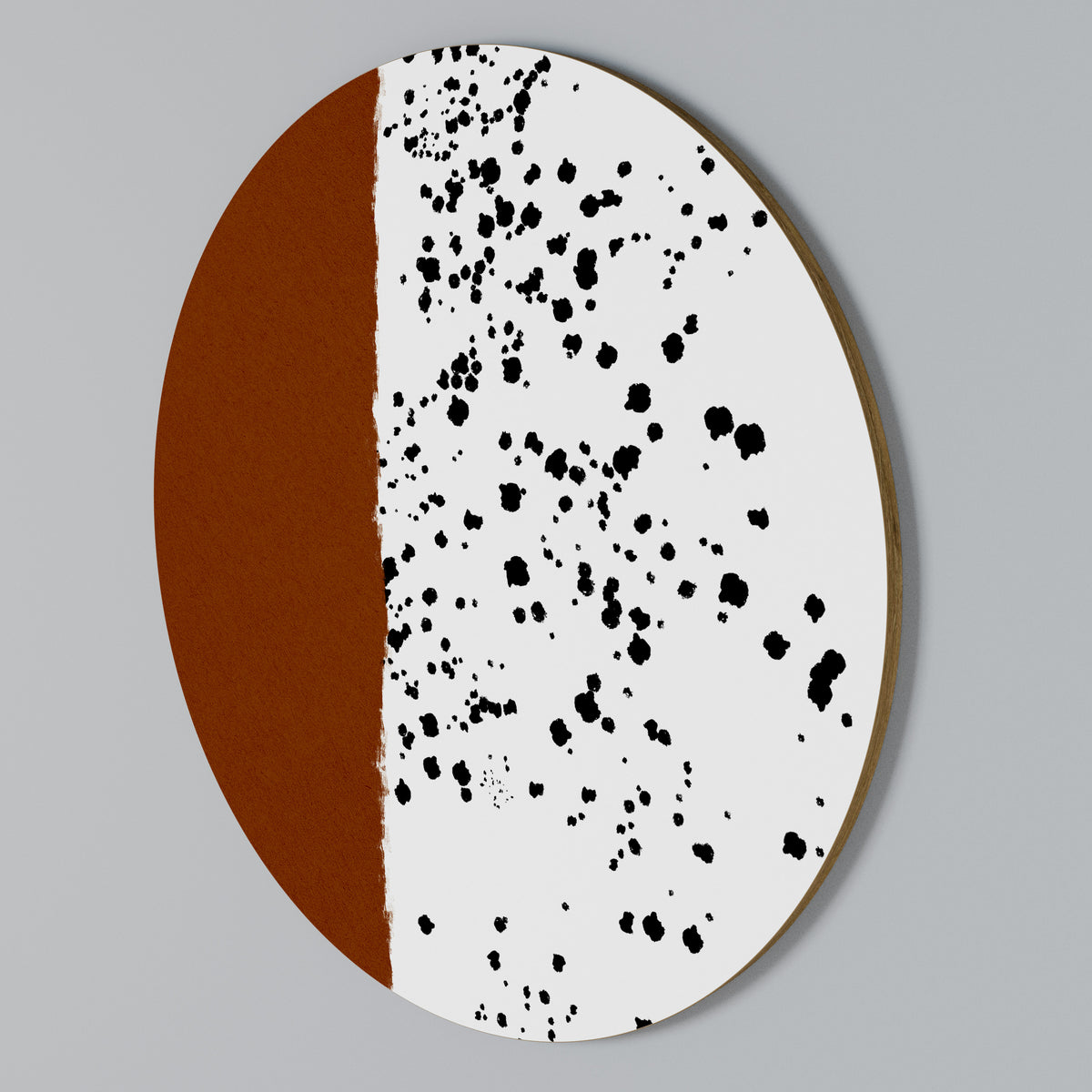 EXTRAORDINARY DUALISM Round Wall Art
