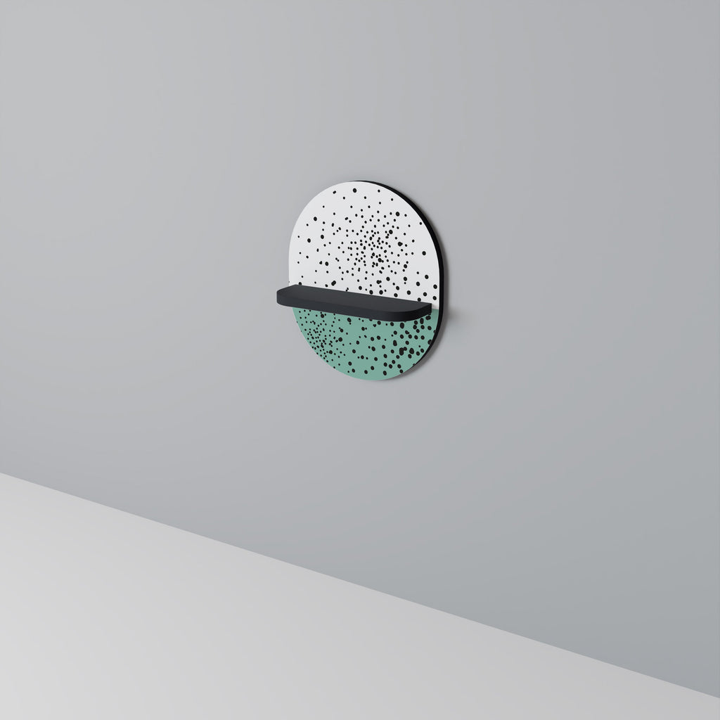 Οβάλ Ράφι DOTTED DELIGHTS σε Μαύρο Φινίρισμα