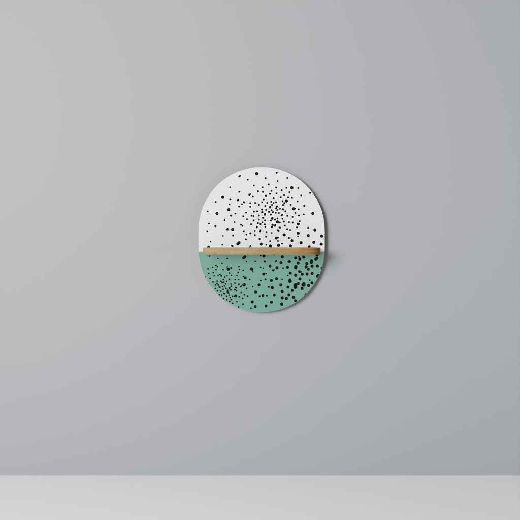 Οβάλ Ράφι DOTTED DELIGHTS σε Στυλ Δρυός