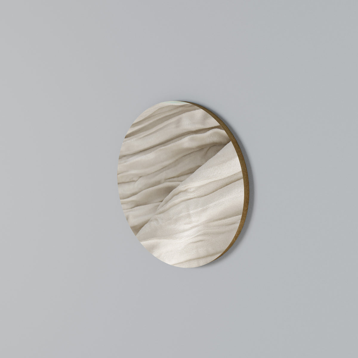 SERENE FOLDS Στρογγυλός πίνακας ζωγραφικής