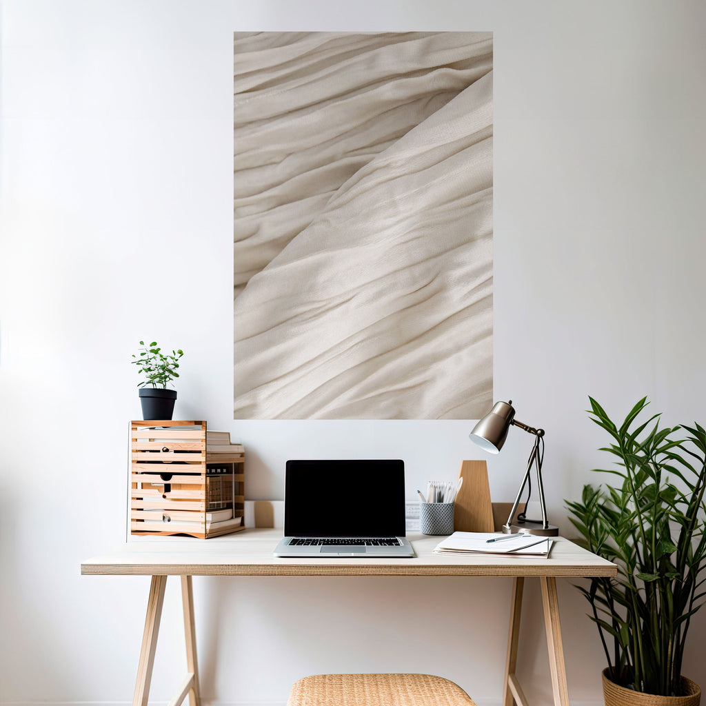 Κάθετη αφίσα SERENE FOLDS με δυνατότητα ξεφλουδίσματος και κολλήματος