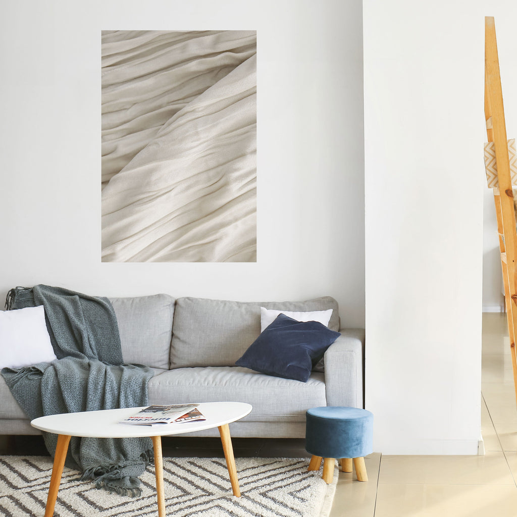 Κάθετη αφίσα SERENE FOLDS με δυνατότητα ξεφλουδίσματος και κολλήματος