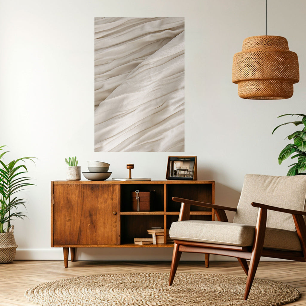 Κάθετη αφίσα SERENE FOLDS με δυνατότητα ξεφλουδίσματος και κολλήματος