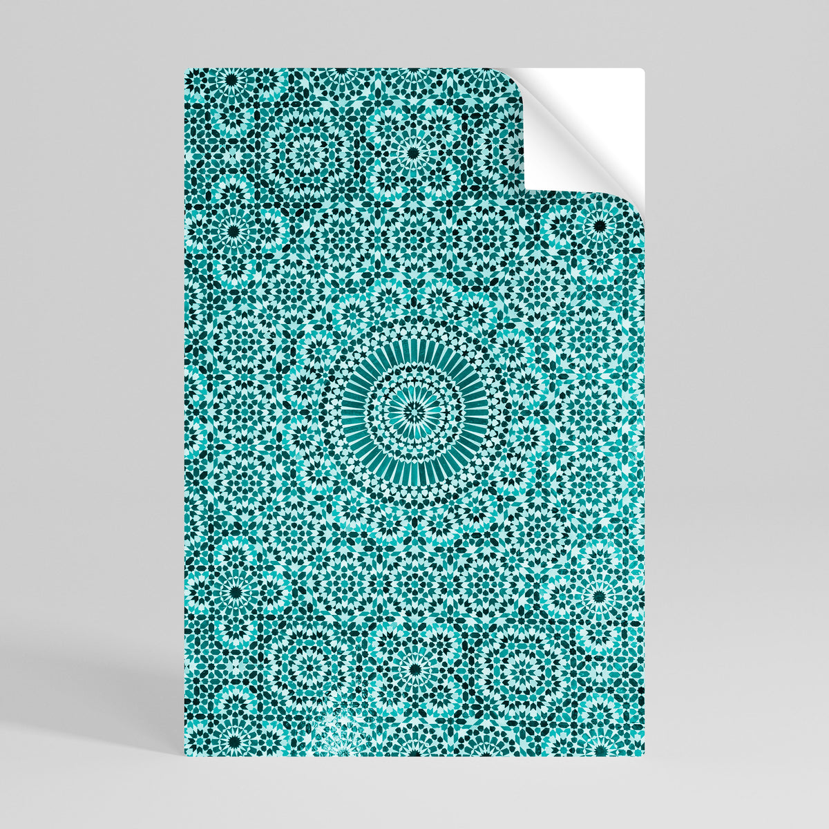 MOROCCAN TURQUOISE Αυτοκόλλητη Αφίσα κάθετη