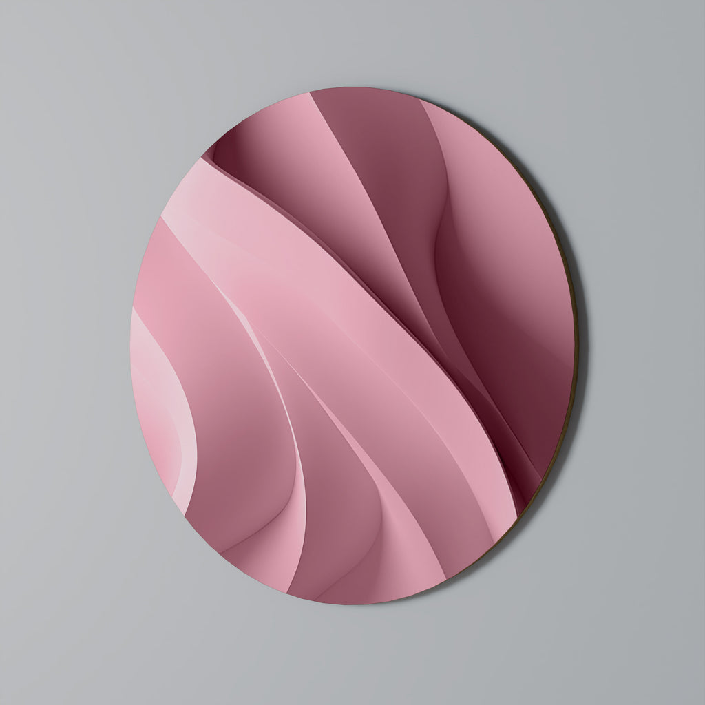 Στρογγυλή Τέχνη Τοίχου THINKING PINK