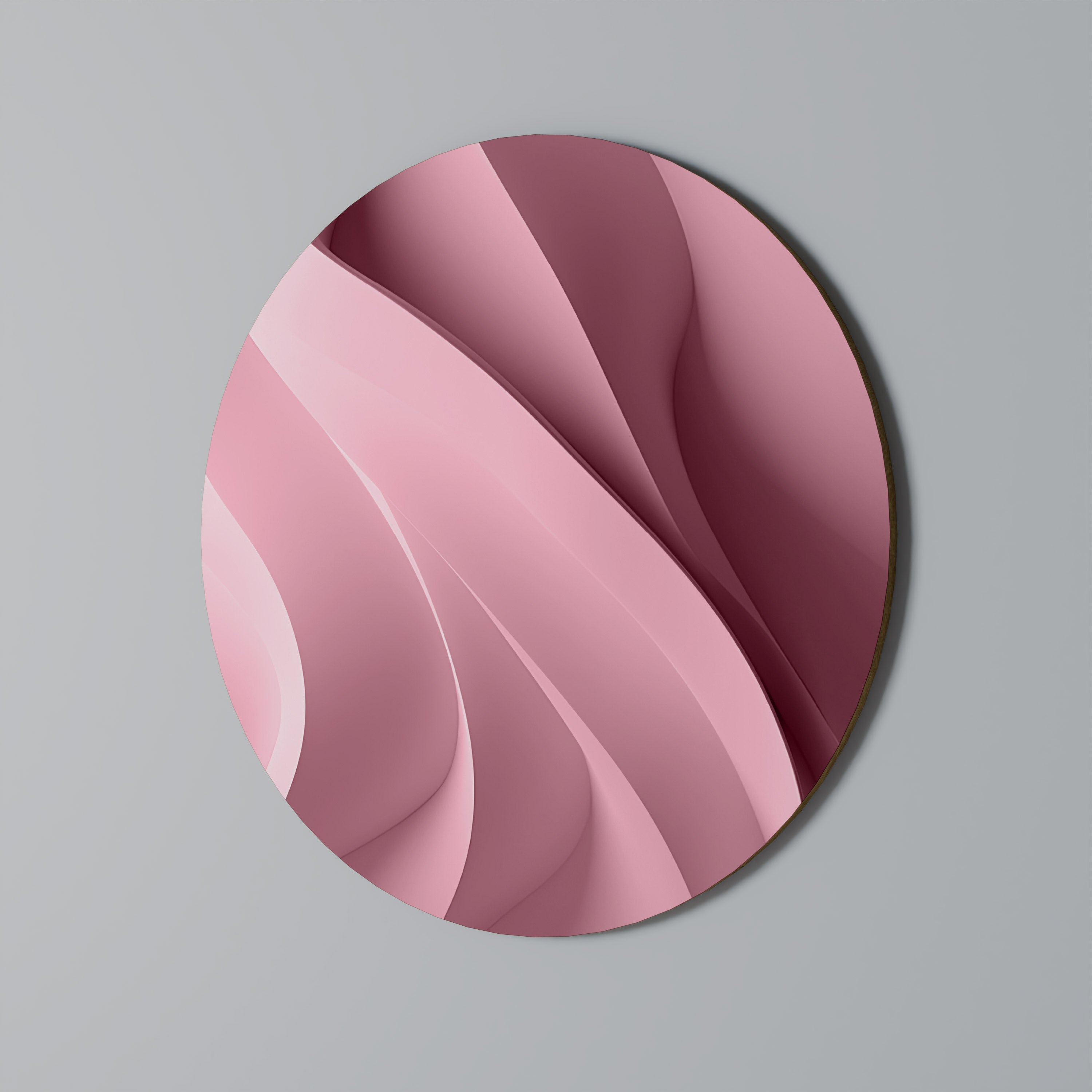 Στρογγυλή Τέχνη Τοίχου THINKING PINK