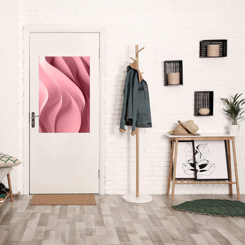 Αφίσα THINKING PINK με σχέδιο "ξεφλουδίστε και κολλήστε"