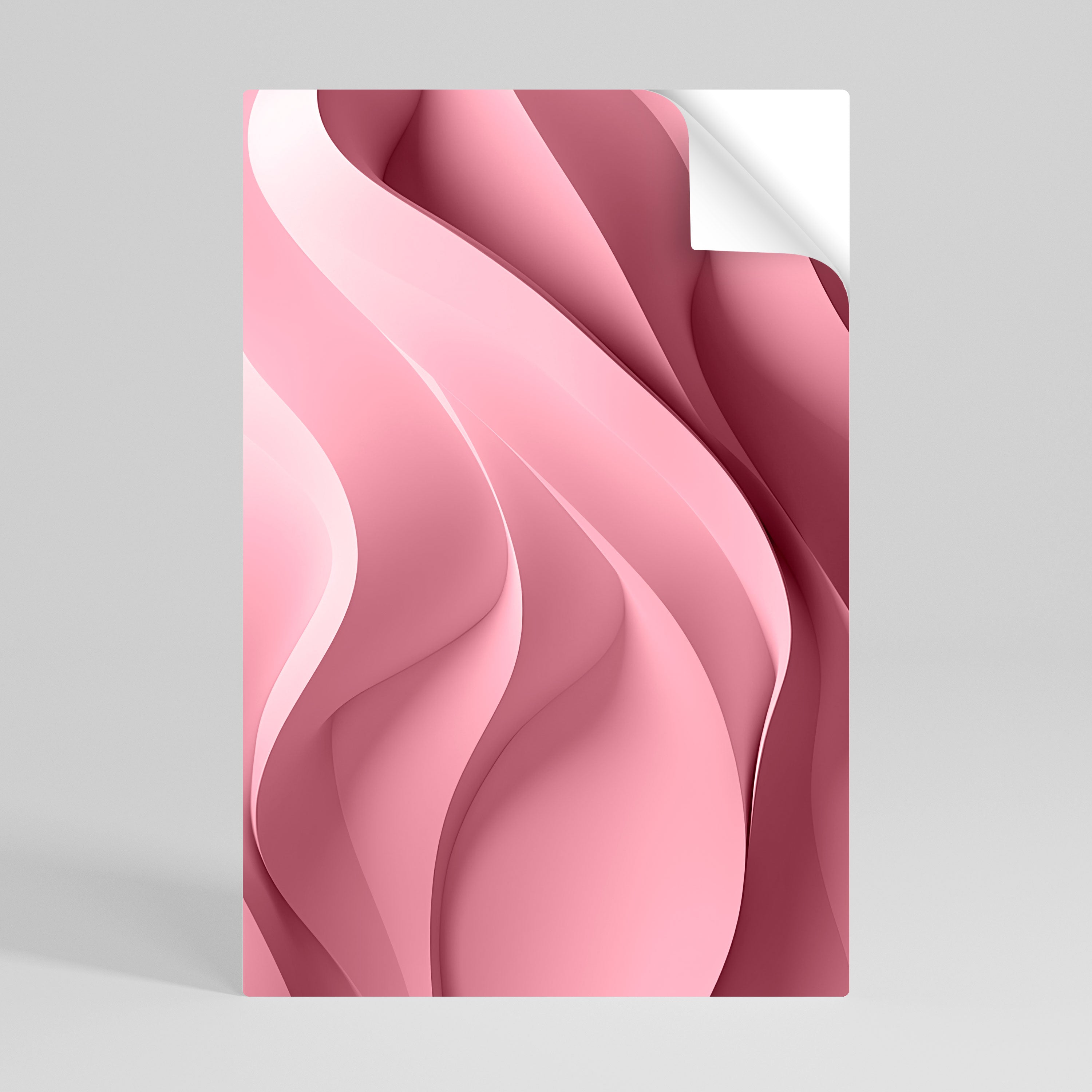 THINKING PINK Peel and Stick Vertical Poster