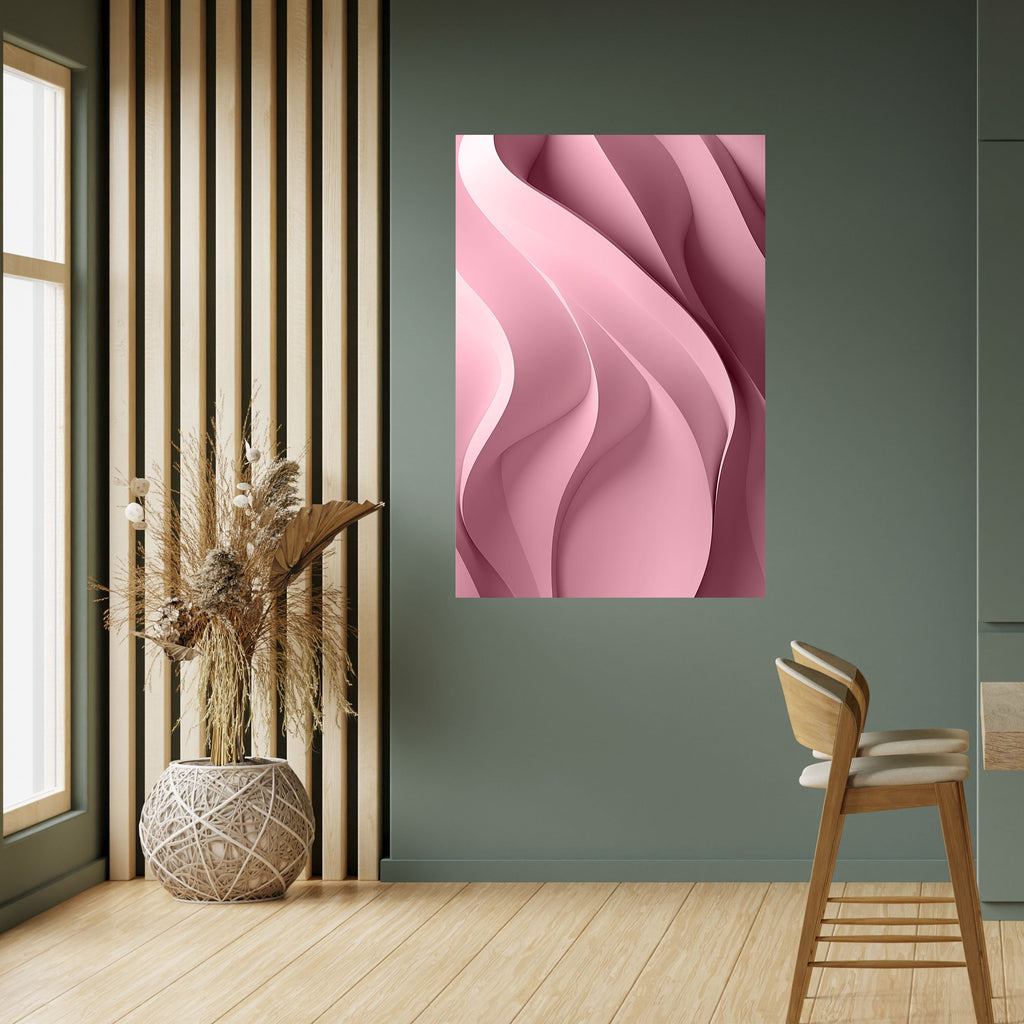 Αφίσα THINKING PINK με σχέδιο "ξεφλουδίστε και κολλήστε"