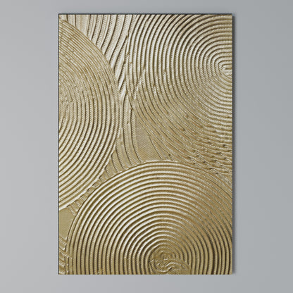 GOLDEN WAVES UNFOLD Κατακόρυφος Πίνακας σε Καμβά