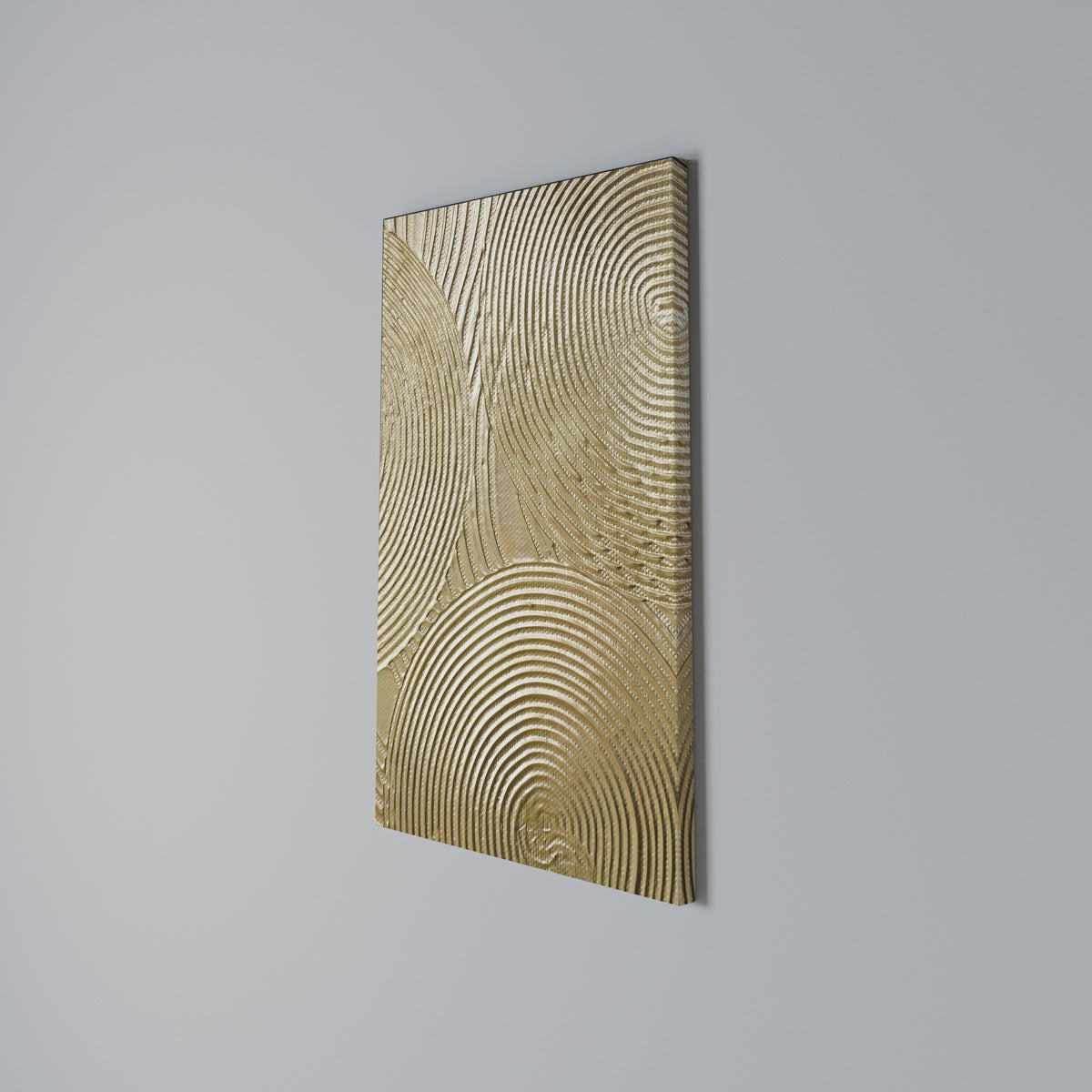 GOLDEN WAVES UNFOLD Κατακόρυφος Πίνακας σε Καμβά