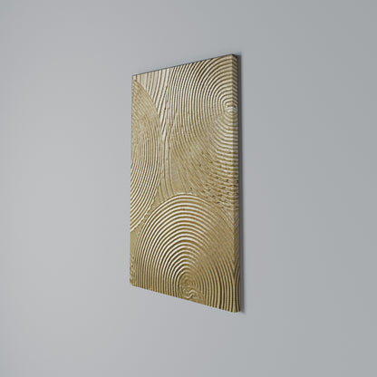 GOLDEN WAVES UNFOLD Κατακόρυφος Πίνακας σε Καμβά