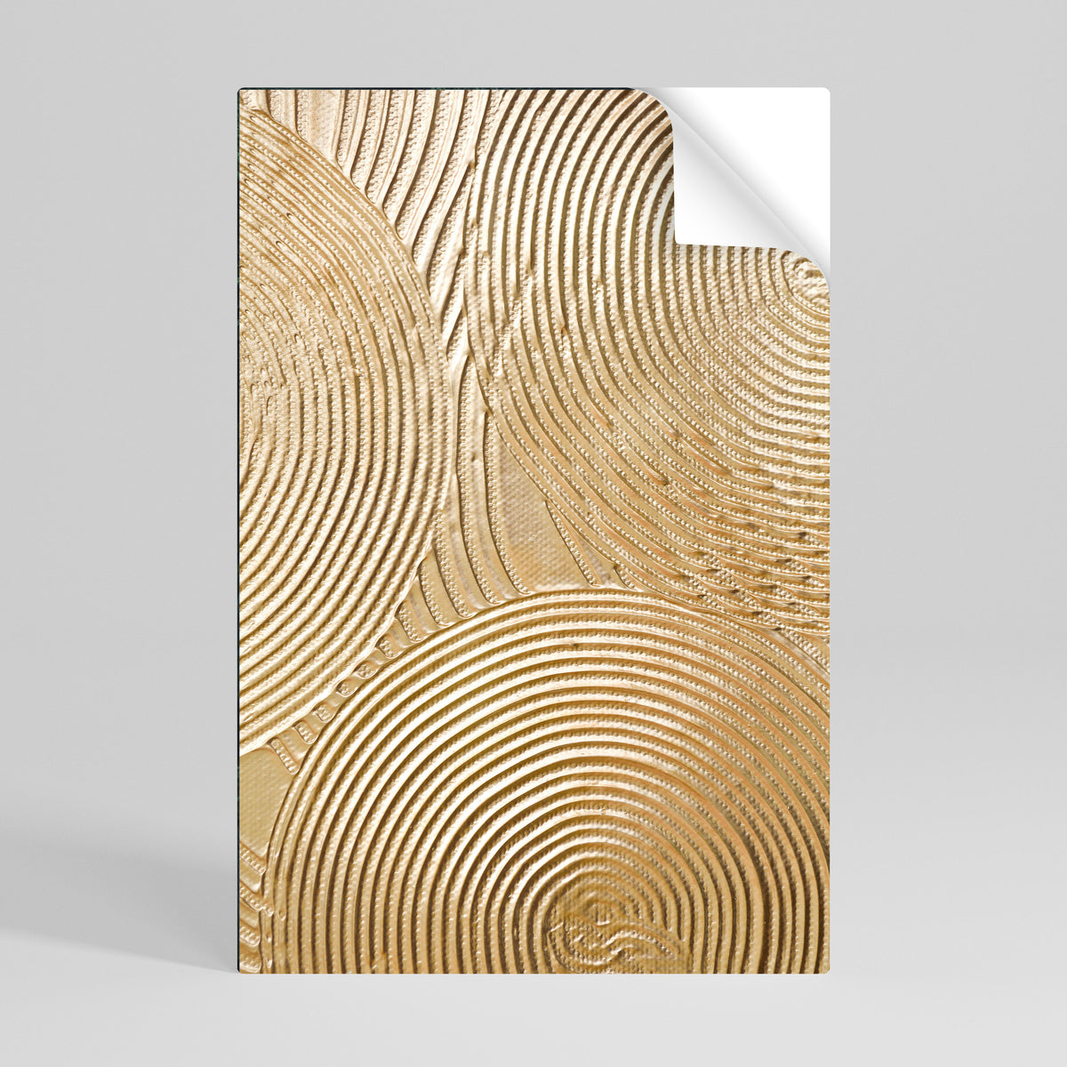 GOLDEN WAVES UNFOLD Αυτοκόλλητη Αφίσα κάθετη