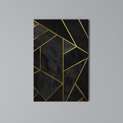 GLINTING GEOMETRIC DREAMS Vertical Canvas Print