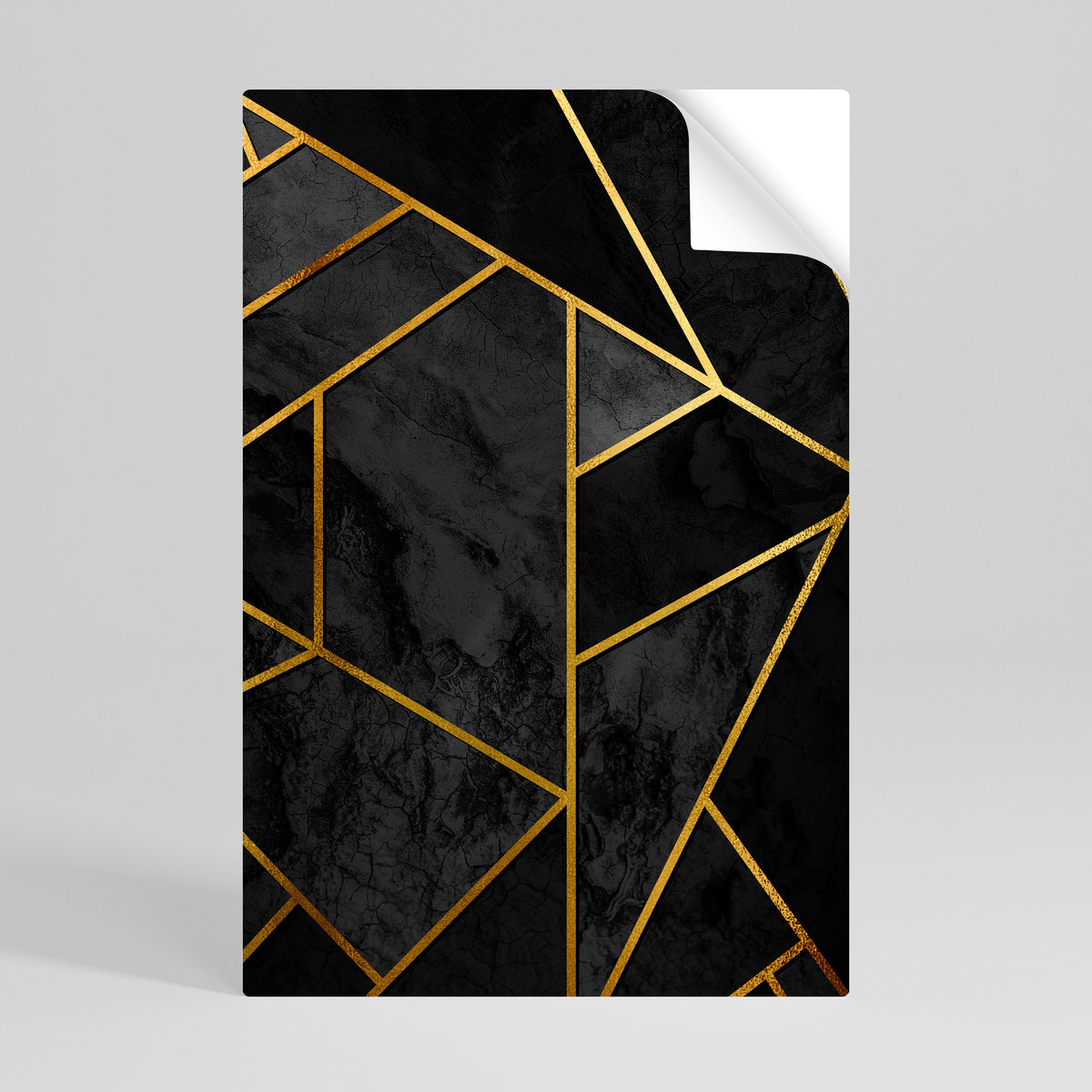 GLINTING GEOMETRIC DREAMS Αυτοκόλλητη Αφίσα κάθετη