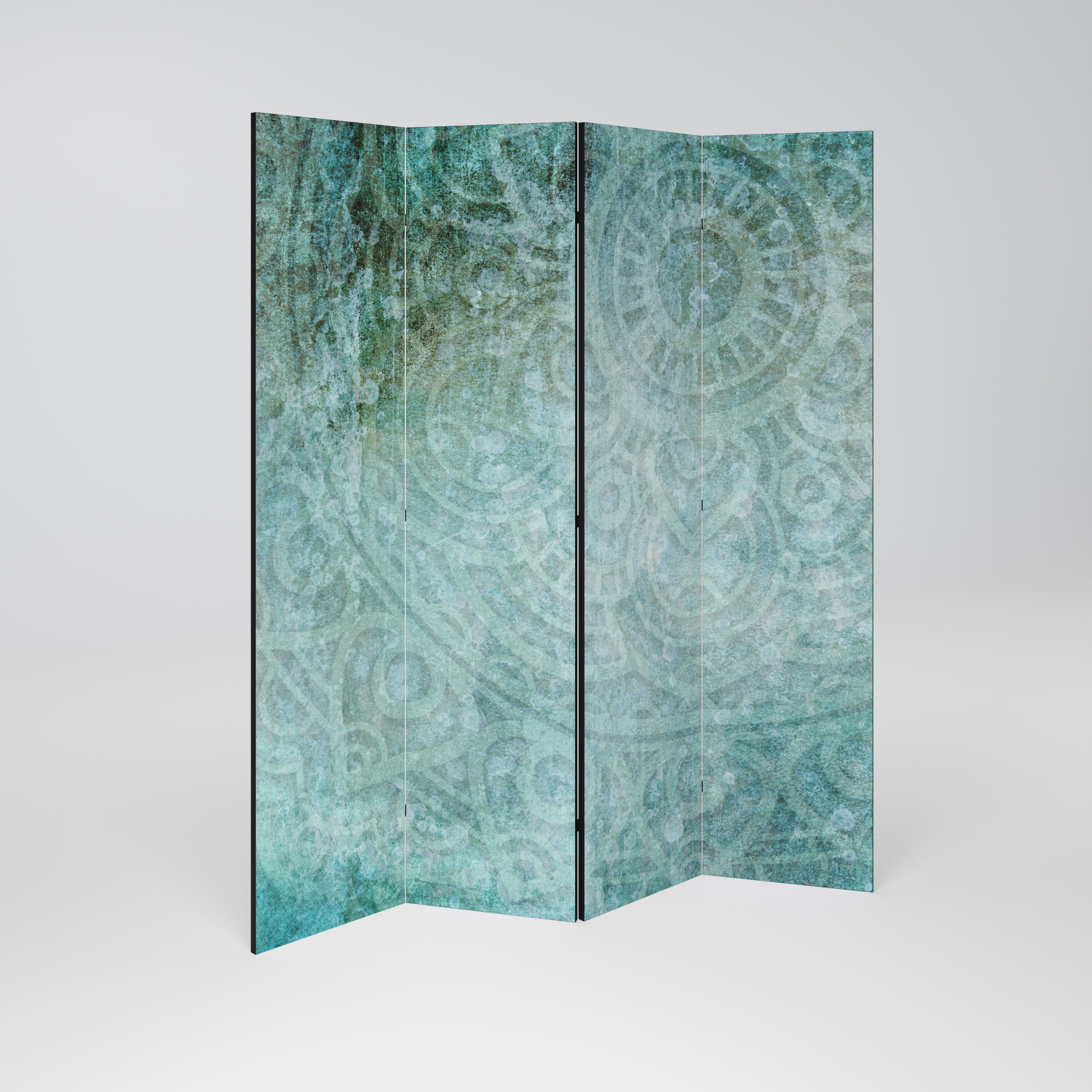 TIMELESS TEXTURAL TIDE 4-Panel Room Divider