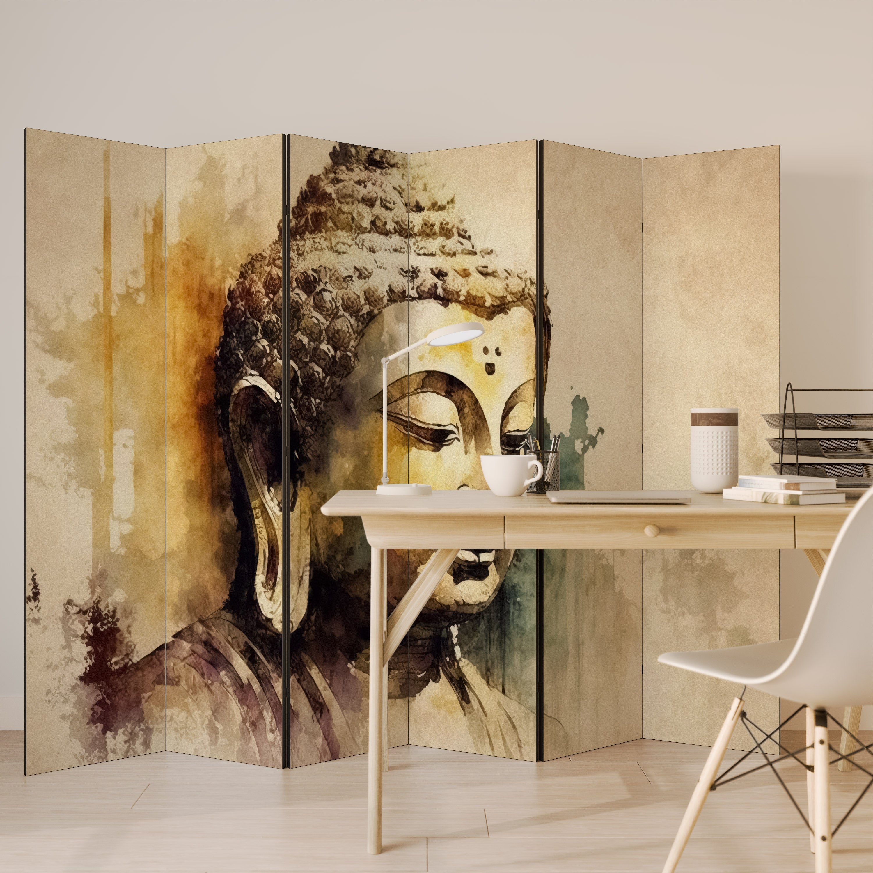Διακοσμητικό διαχωριστικό δωματίου TRANQUIL BUDDHA WHISPERS 6 πάνελ