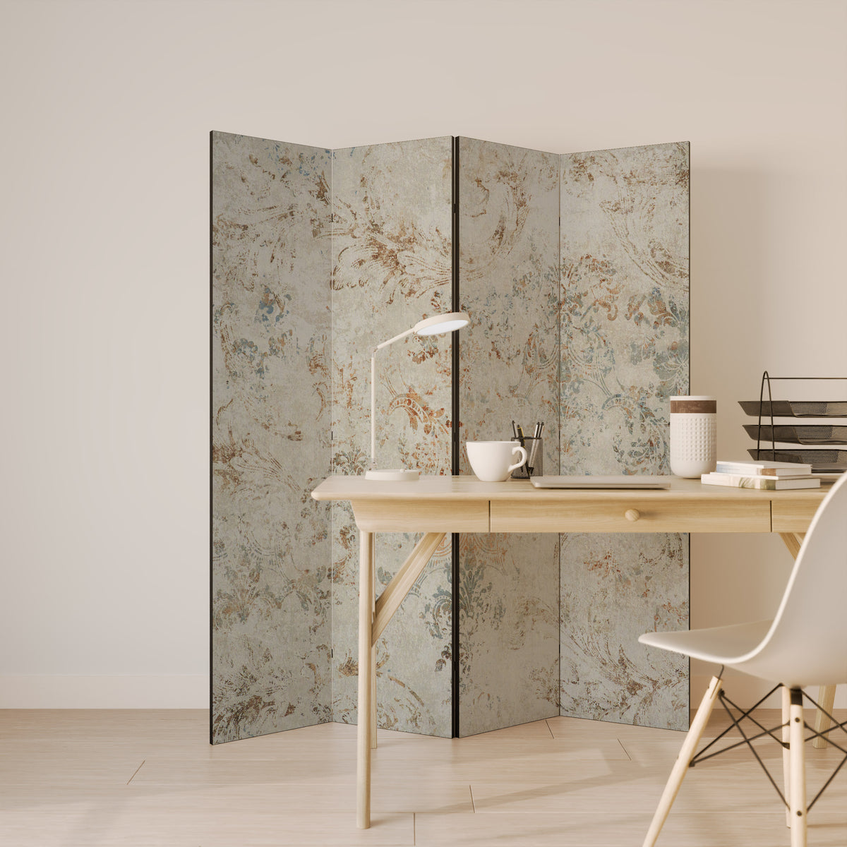 FADED ELEGANCE Παραβάν με 4 πάνελ