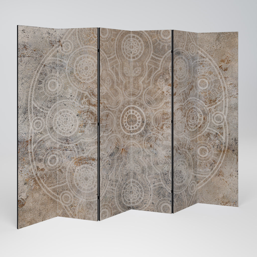 ENIGMATIC PATTERNS 6-Panel Room Divider