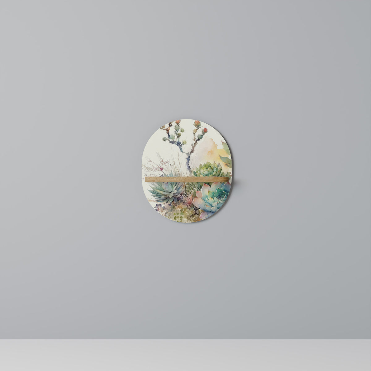 SUCCULENT WHIMSY Art Shelf