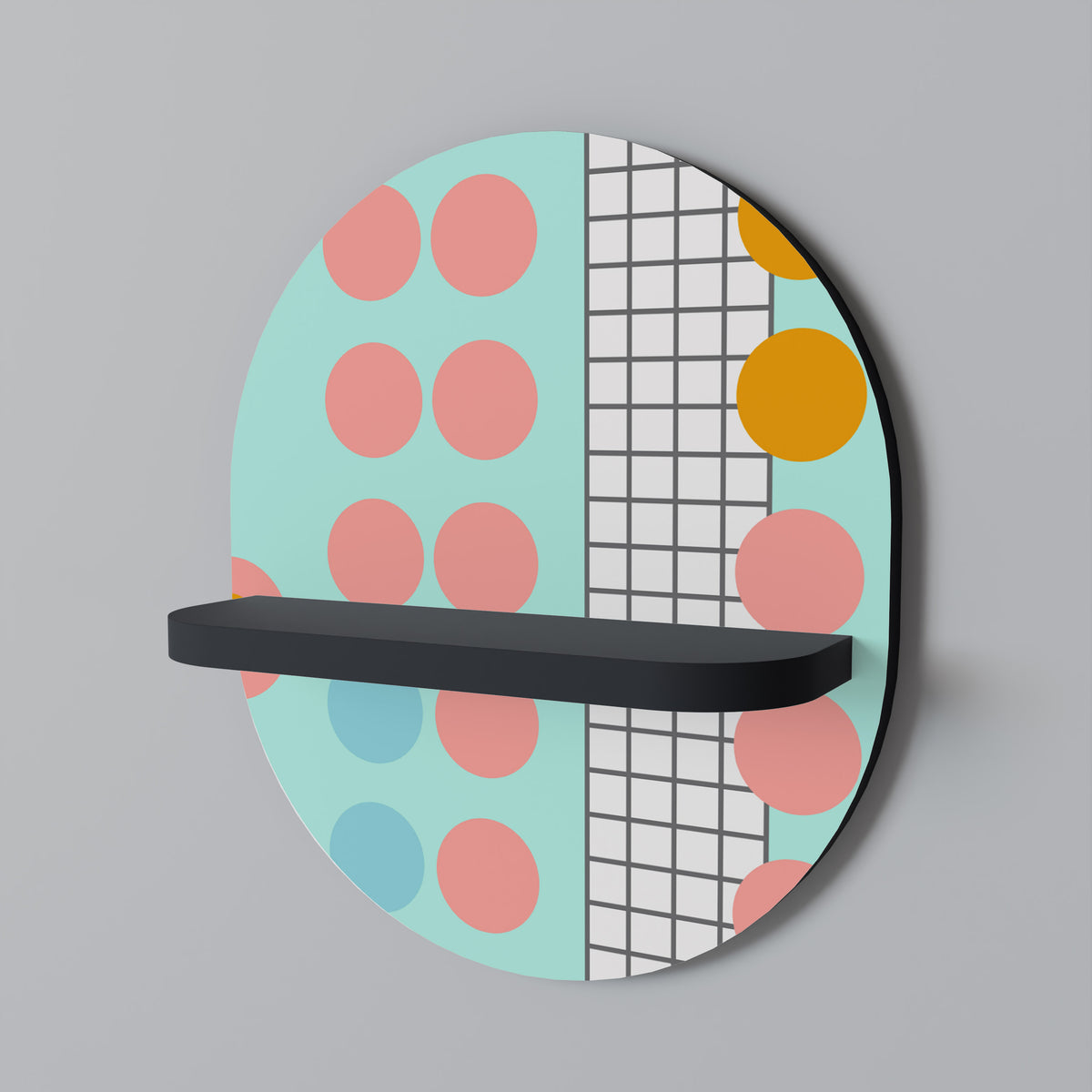 RETRO GRID Art Shelf
