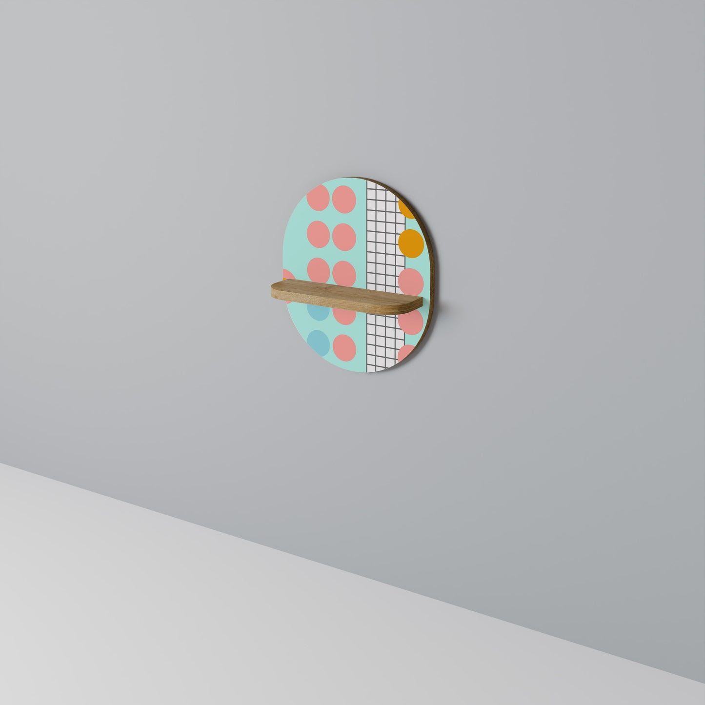 RETRO GRID Art Shelf