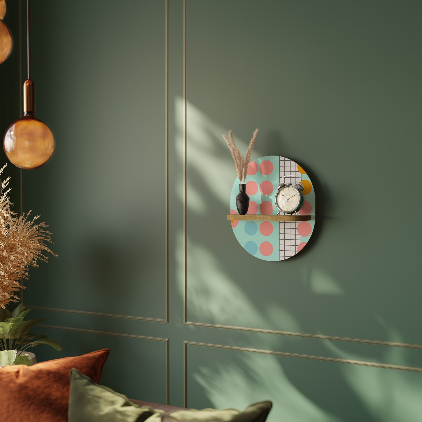 RETRO GRID Art Shelf