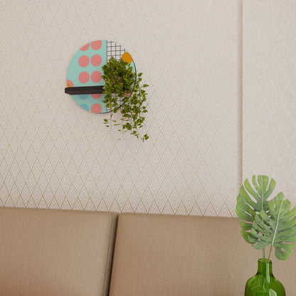 RETRO GRID Art Shelf