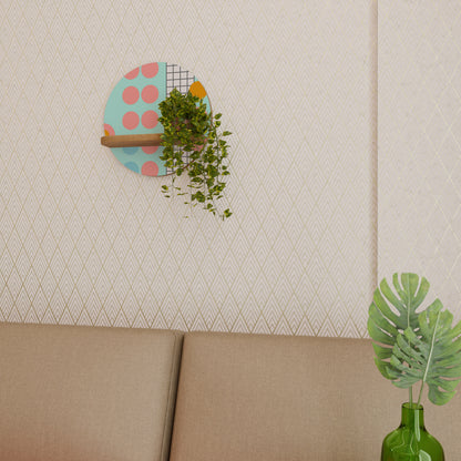 RETRO GRID Art Shelf