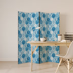 AQUATIC HEXAGON DREAM 4-Panel Room Divider