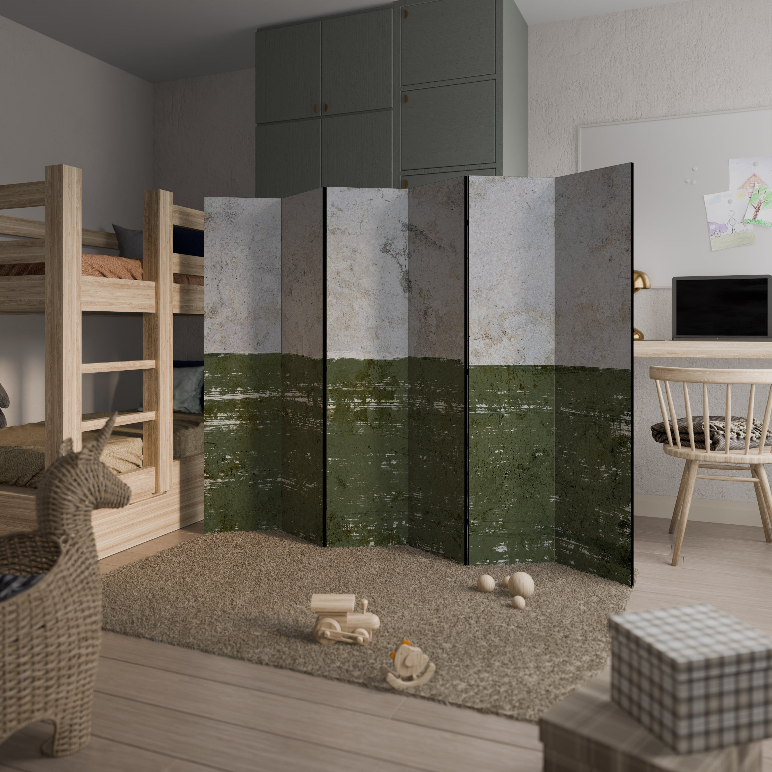 RUSTIC RADIANCE ΣΥΝΑΡΜΟΛΟΓΗΜΕΝΟ Διακοσμητικό διαχωριστικό δωματίου 6 πάνελ