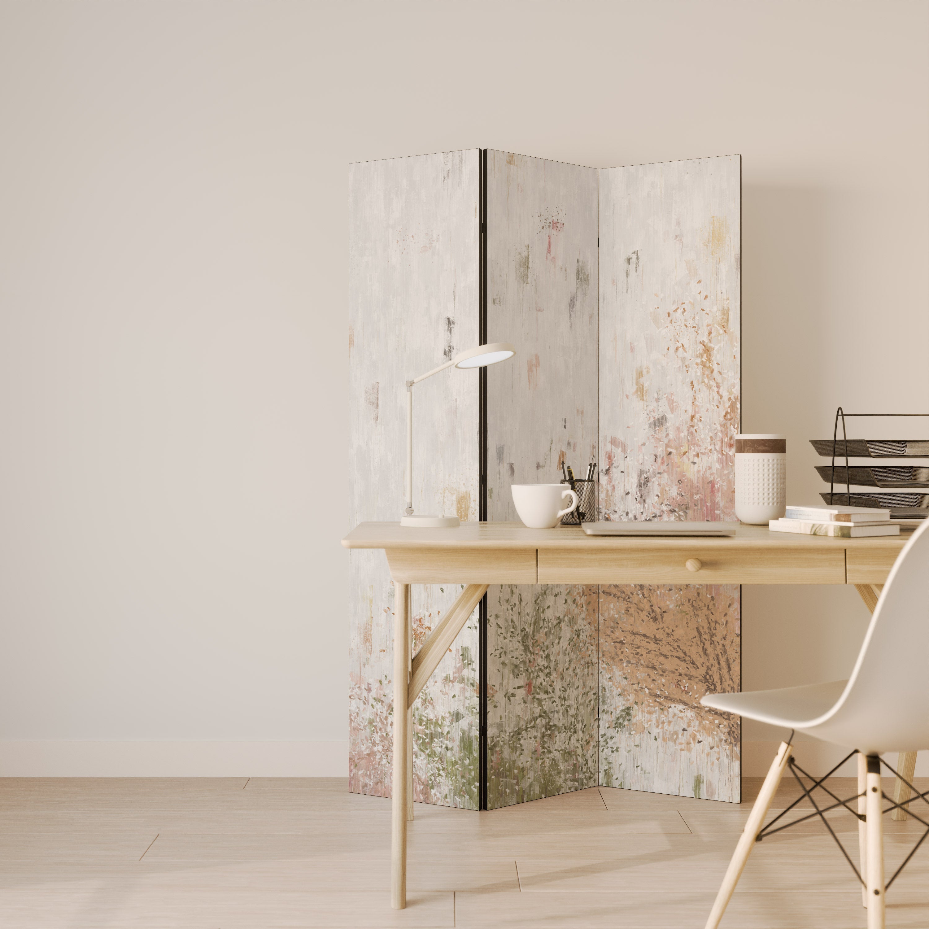 DAILY RHAPSODIES Decorative 3-Panel Room Divider
