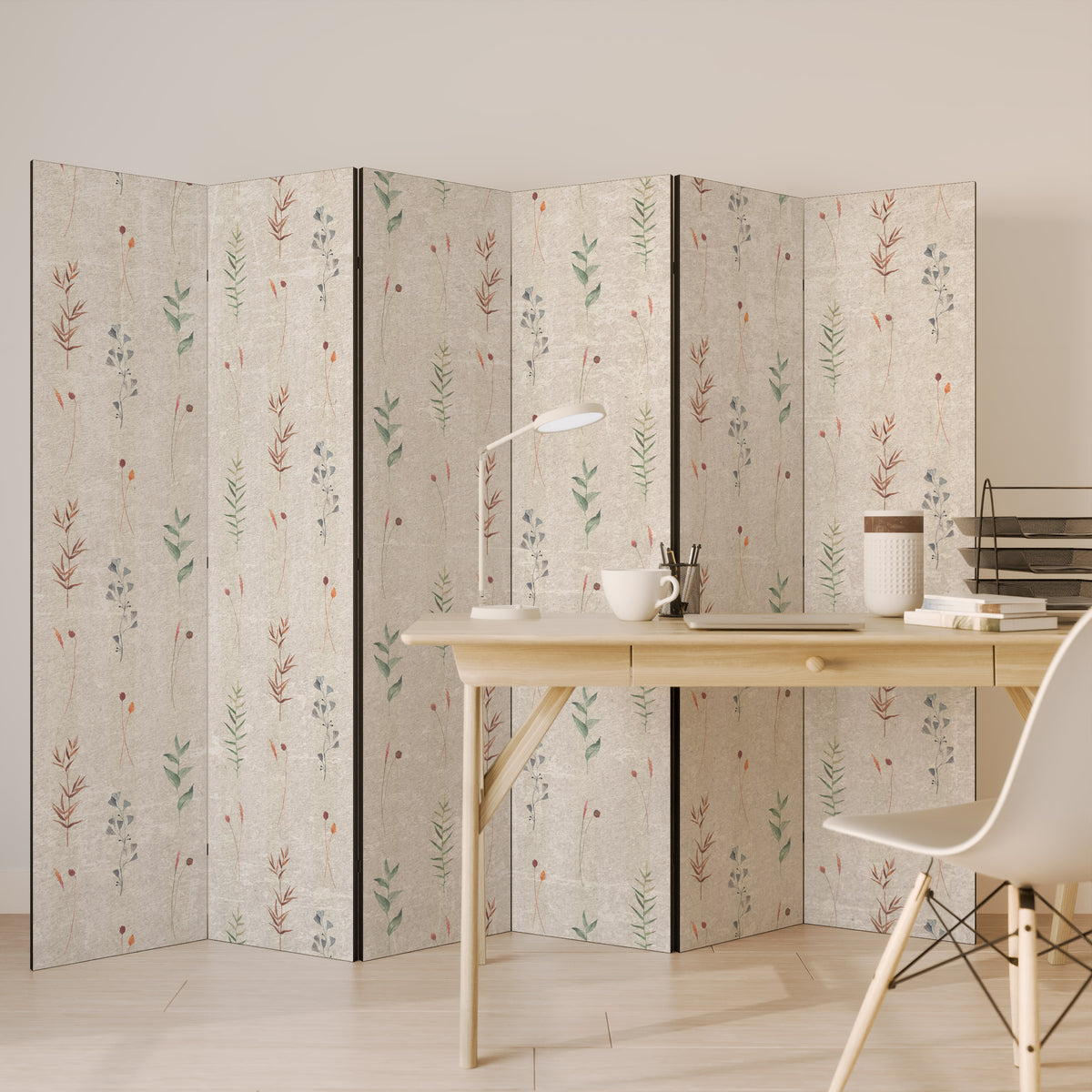 VERDANT HARMONY 6-Panel Room Divider