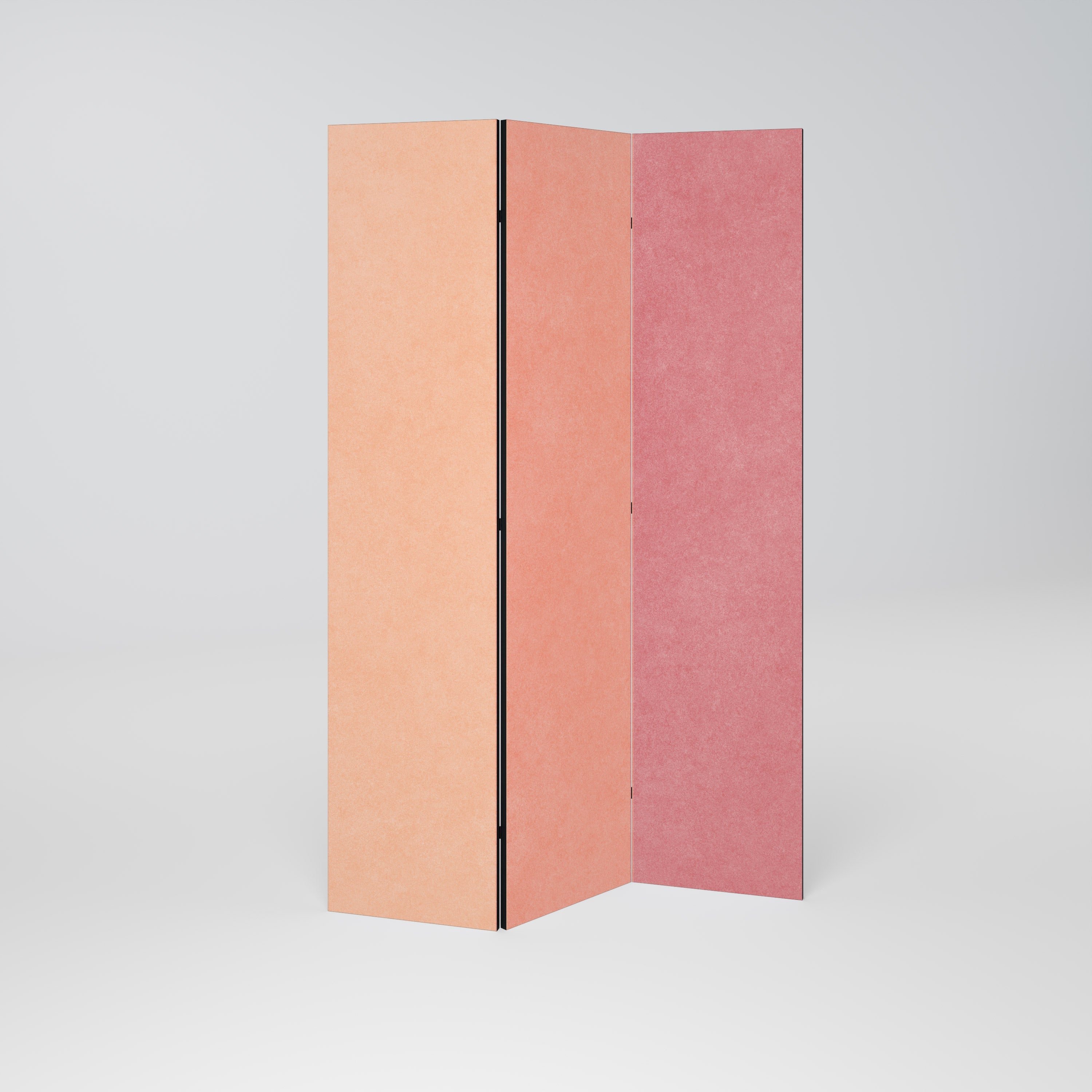 SMELLS LIKE PINK SPIRIT Decorative 3-Panel Room Divider