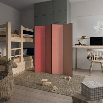PEACH OF MY HEART 4-Panel Room Divider