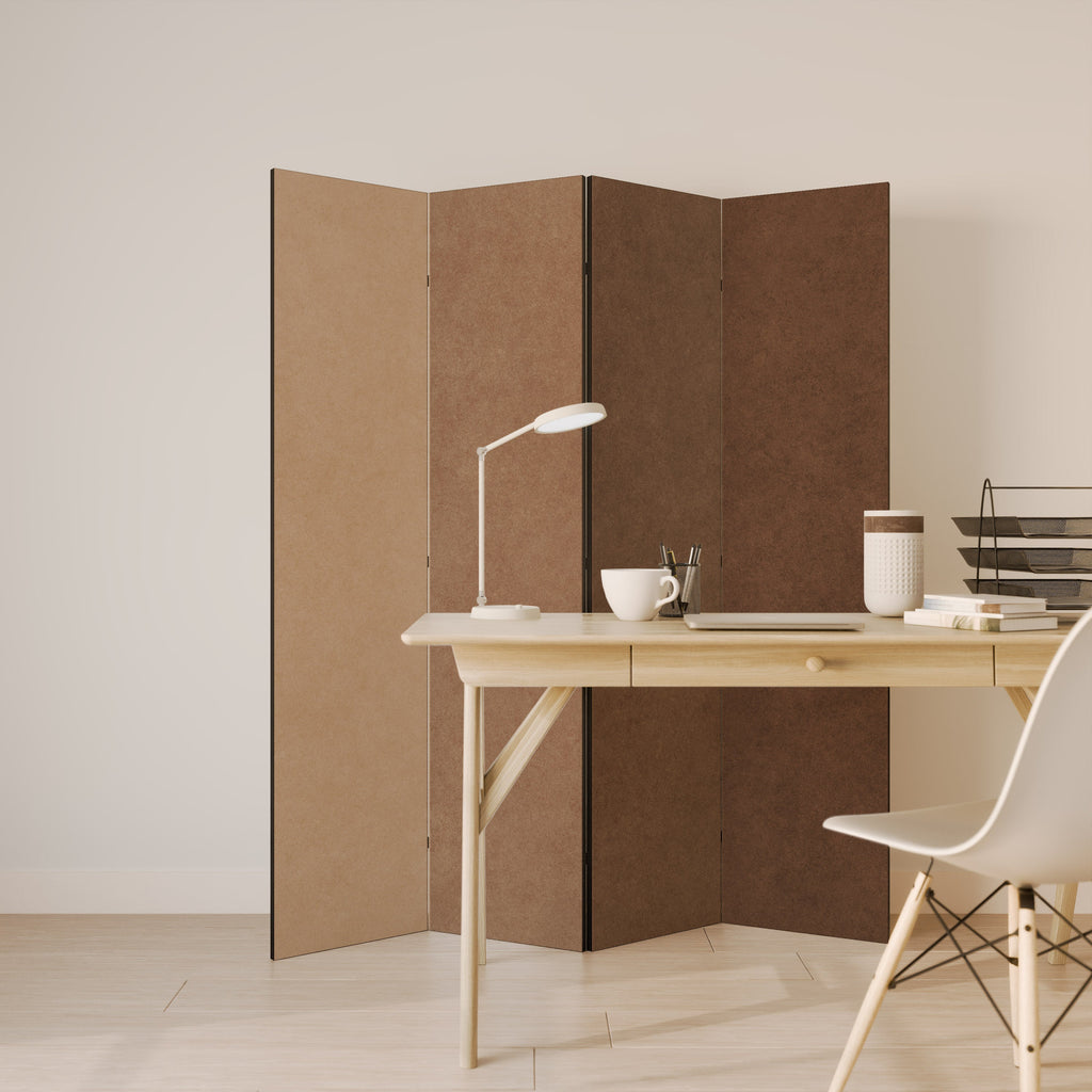 BROWNING IN THE DEEP Decorative 4-Panel Room Divider