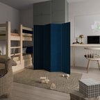 SHAKE IT BLUE 4-Panel Room Divider