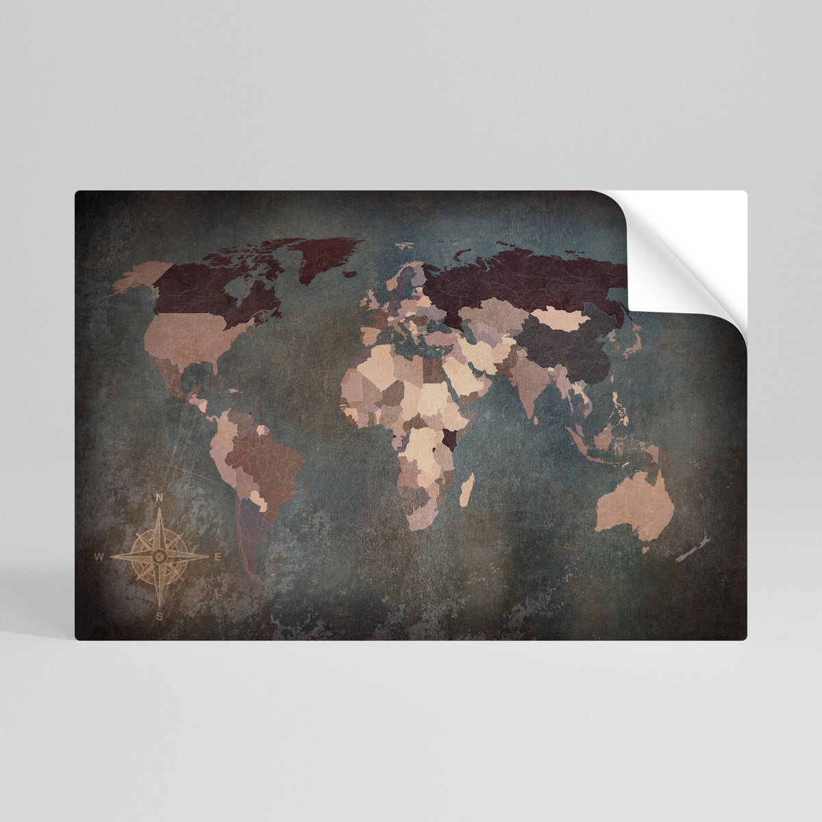 EARTH'S ARTISTIC TESSERAE Peel and Stick Horizontal Poster
