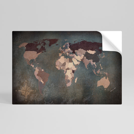 EARTH'S ARTISTIC TESSERAE Αυτοκόλλητη Αφίσα οριζόντια