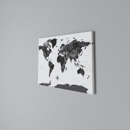 GLOBAL SHADOWS Horizontal Canvas Print