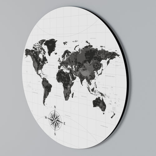GLOBAL SHADOWS Στρογγυλός πίνακας ζωγραφικής