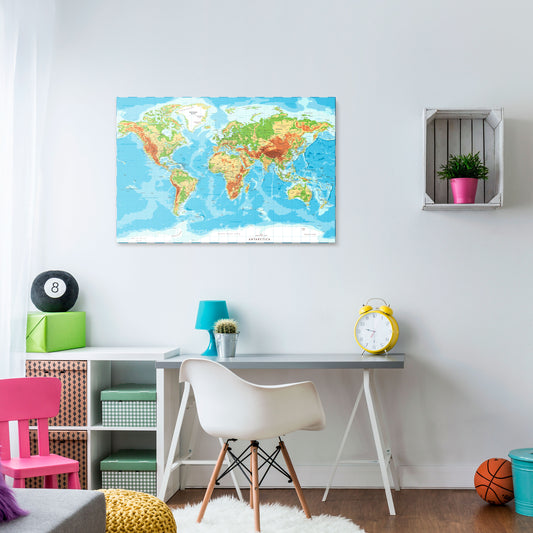 CONTINENTAL COLOR SYMPHONY Horizontal Canvas Print