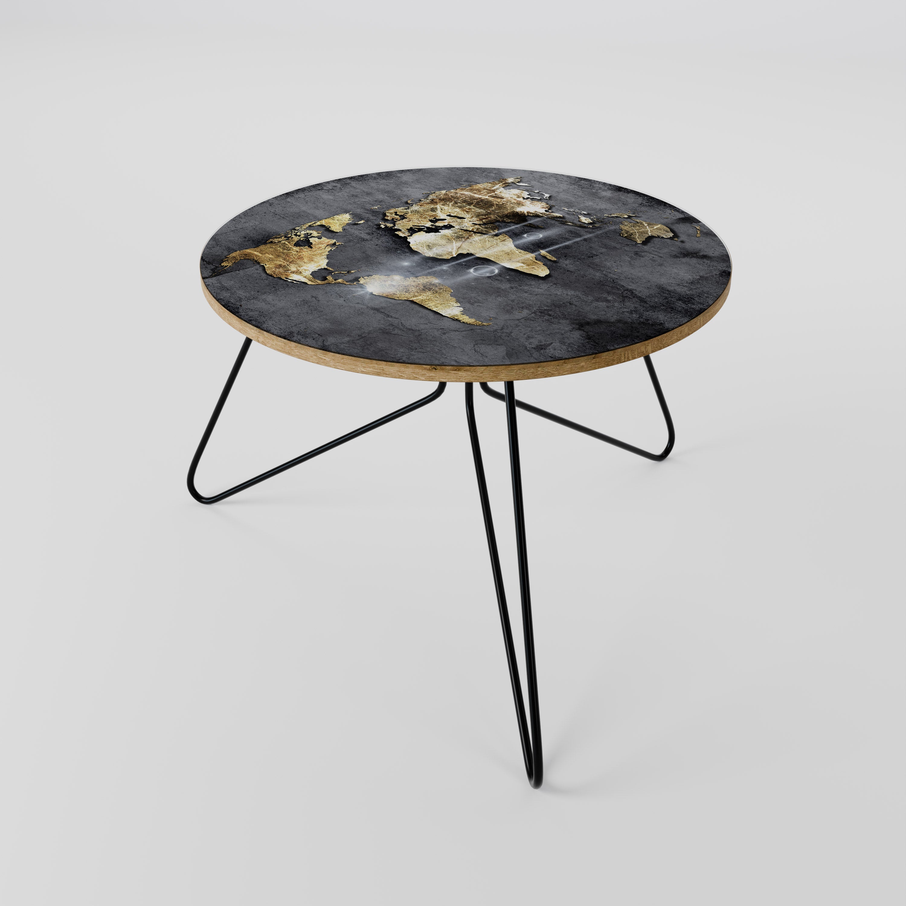 Τραπεζάκι Σαλονιού SHIMMERING EARTH MAP 60